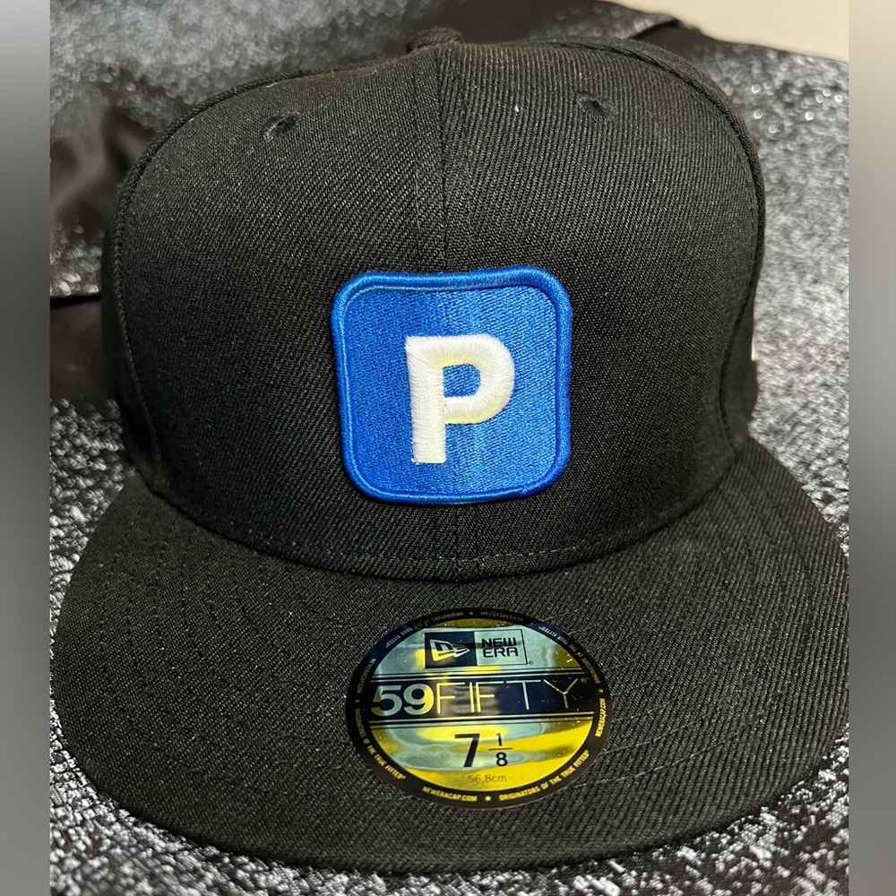 Pushin P Fitted Cap- Sz 7 1/8 Brand New Never worn